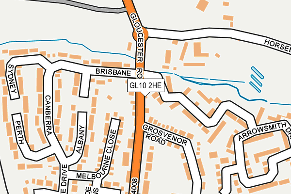 GL10 2HE map - OS OpenMap – Local (Ordnance Survey)