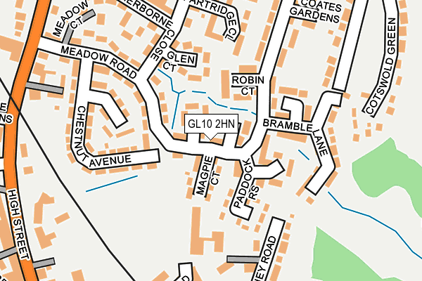 GL10 2HN map - OS OpenMap – Local (Ordnance Survey)