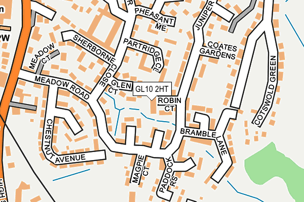 GL10 2HT map - OS OpenMap – Local (Ordnance Survey)