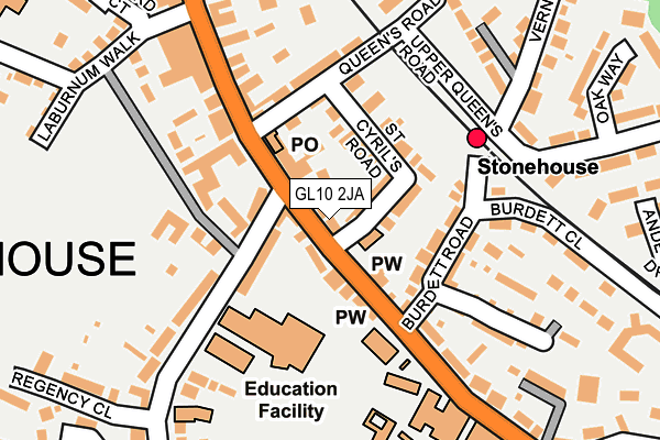 Map of CC STONEHOUSE LIMITED at local scale