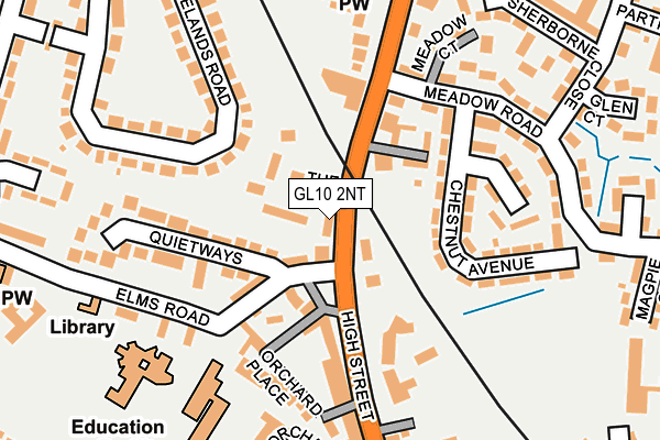 GL10 2NT map - OS OpenMap – Local (Ordnance Survey)