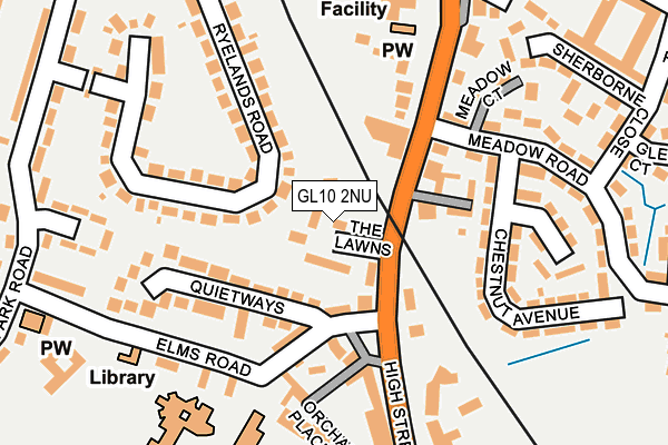 GL10 2NU map - OS OpenMap – Local (Ordnance Survey)