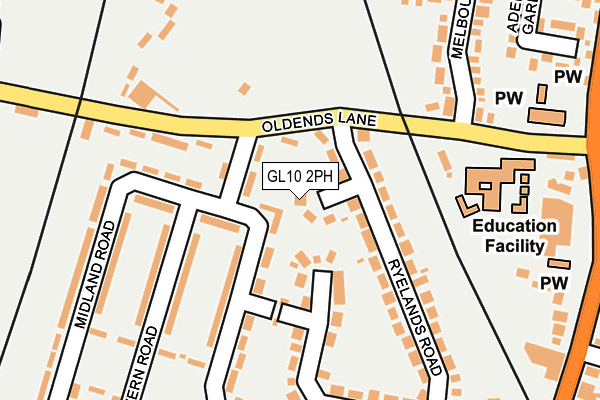GL10 2PH map - OS OpenMap – Local (Ordnance Survey)