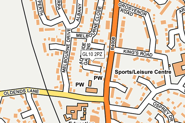 Map of ROWAN HINDER PRIVATE CHEF LTD at local scale