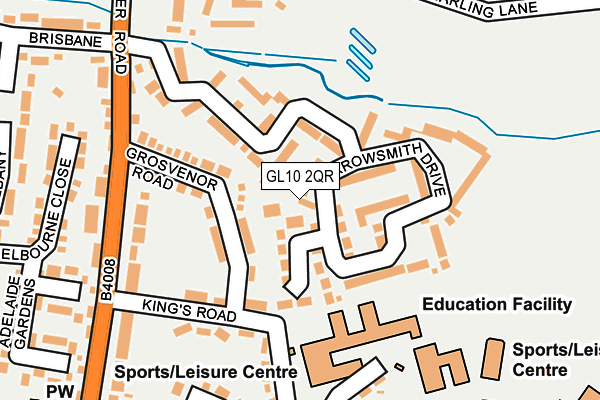 GL10 2QR map - OS OpenMap – Local (Ordnance Survey)