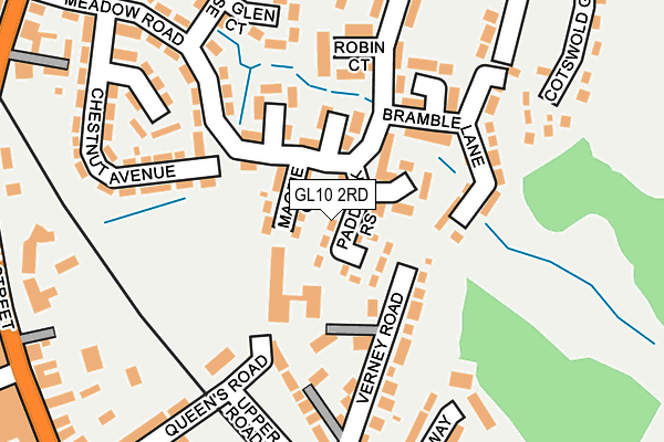 GL10 2RD map - OS OpenMap – Local (Ordnance Survey)