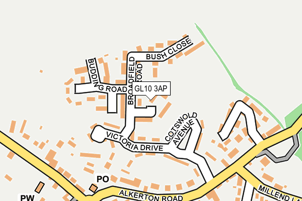 GL10 3AP map - OS OpenMap – Local (Ordnance Survey)