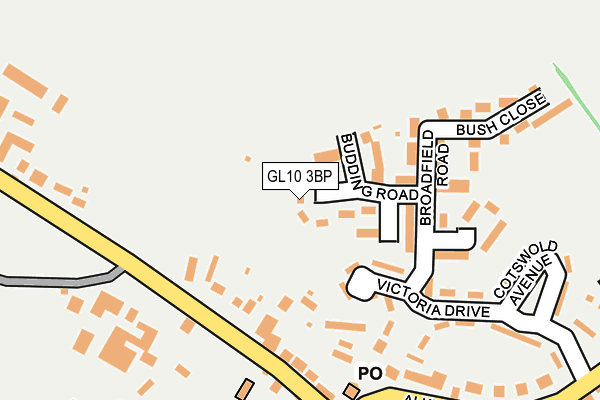 GL10 3BP map - OS OpenMap – Local (Ordnance Survey)