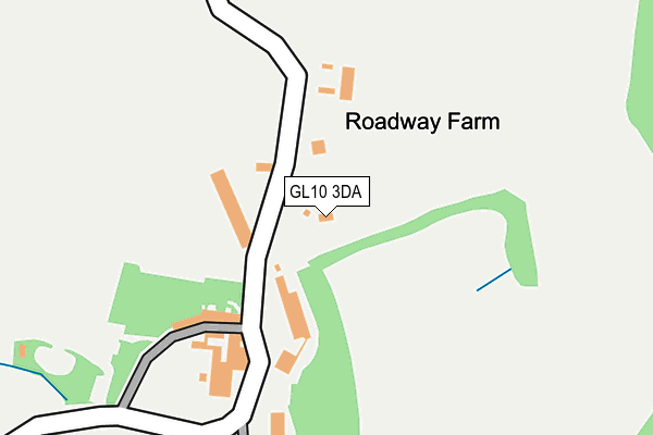 GL10 3DA map - OS OpenMap – Local (Ordnance Survey)
