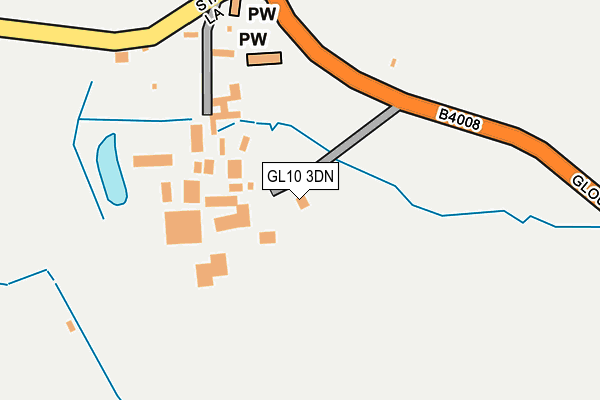 GL10 3DN map - OS OpenMap – Local (Ordnance Survey)