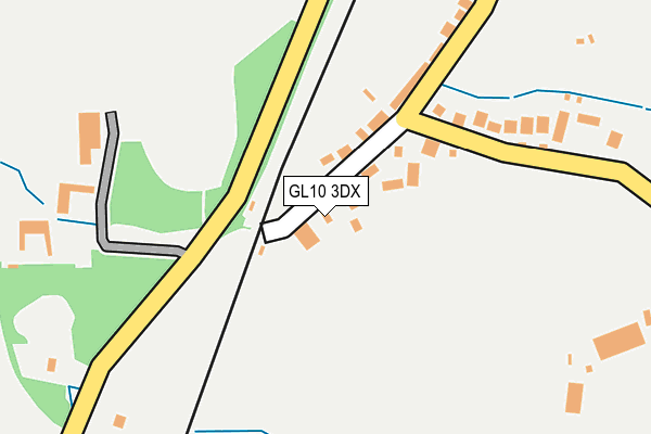 GL10 3DX map - OS OpenMap – Local (Ordnance Survey)