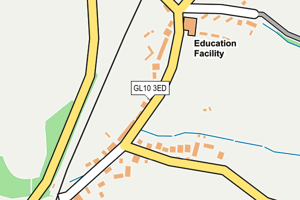 GL10 3ED map - OS OpenMap – Local (Ordnance Survey)