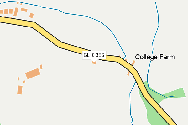 GL10 3ES map - OS OpenMap – Local (Ordnance Survey)