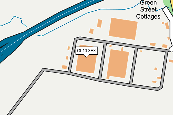GL10 3EX map - OS OpenMap – Local (Ordnance Survey)