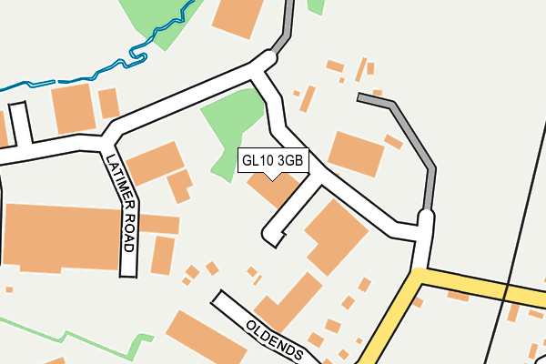 GL10 3GB map - OS OpenMap – Local (Ordnance Survey)