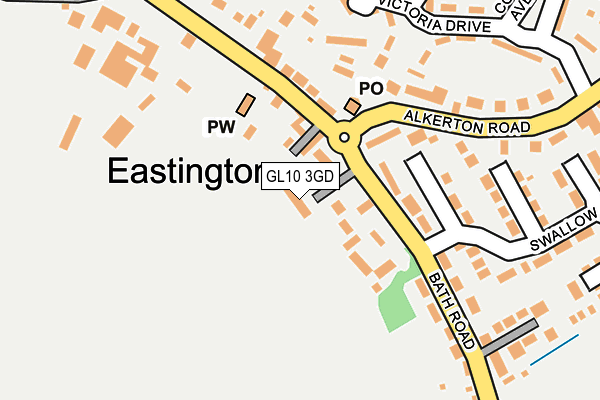 GL10 3GD map - OS OpenMap – Local (Ordnance Survey)