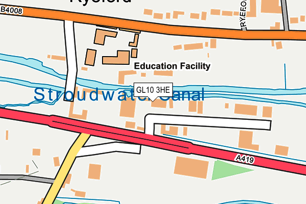 GL10 3HE map - OS OpenMap – Local (Ordnance Survey)