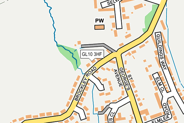 GL10 3HF map - OS OpenMap – Local (Ordnance Survey)