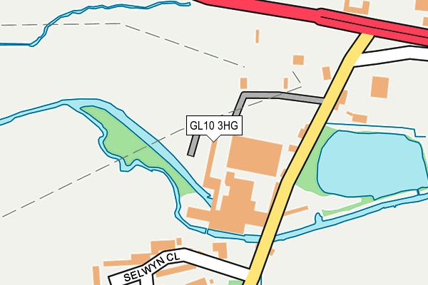 GL10 3HG map - OS OpenMap – Local (Ordnance Survey)