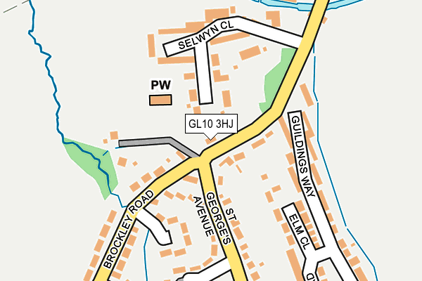 GL10 3HJ map - OS OpenMap – Local (Ordnance Survey)