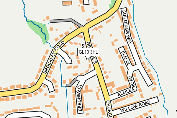 GL10 3HL map - OS OpenMap – Local (Ordnance Survey)