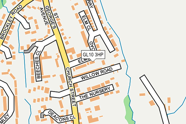 GL10 3HP map - OS OpenMap – Local (Ordnance Survey)