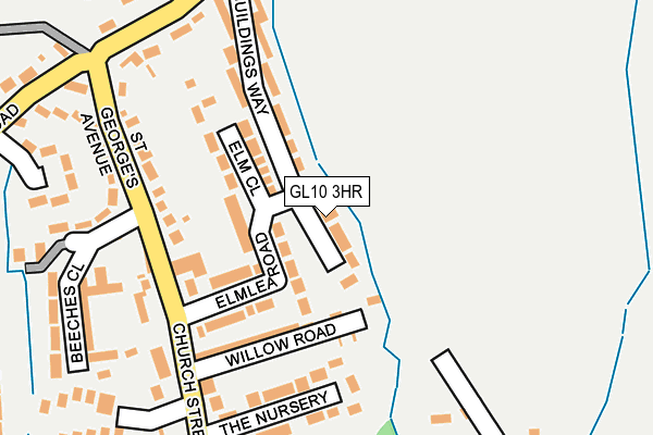 GL10 3HR map - OS OpenMap – Local (Ordnance Survey)