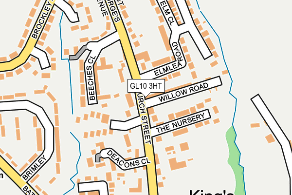 GL10 3HT map - OS OpenMap – Local (Ordnance Survey)