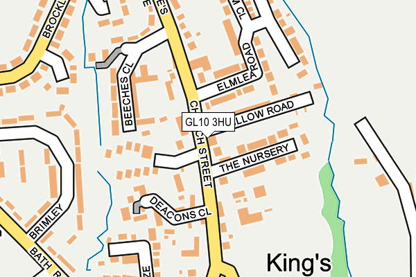 GL10 3HU map - OS OpenMap – Local (Ordnance Survey)