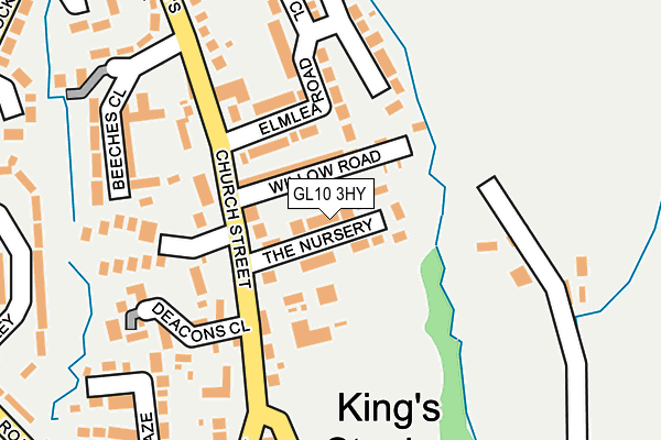 GL10 3HY map - OS OpenMap – Local (Ordnance Survey)