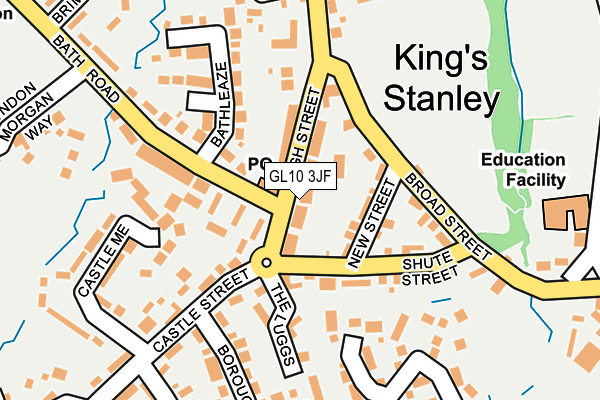 GL10 3JF map - OS OpenMap – Local (Ordnance Survey)