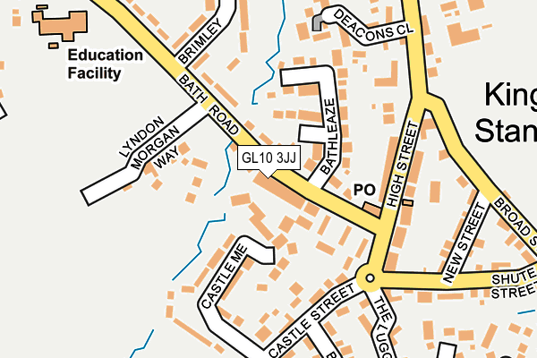 GL10 3JJ map - OS OpenMap – Local (Ordnance Survey)