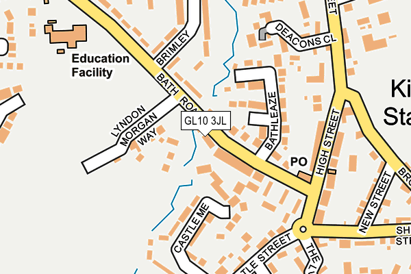 GL10 3JL map - OS OpenMap – Local (Ordnance Survey)