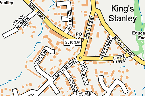 GL10 3JP map - OS OpenMap – Local (Ordnance Survey)