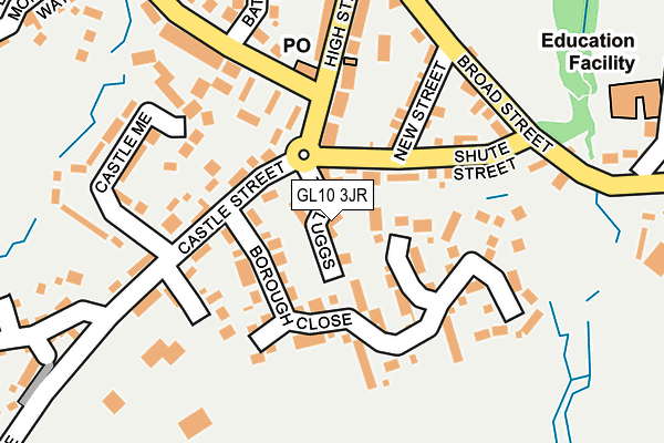 GL10 3JR map - OS OpenMap – Local (Ordnance Survey)