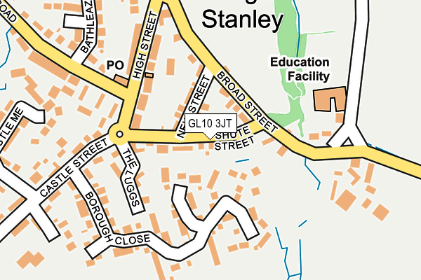 GL10 3JT map - OS OpenMap – Local (Ordnance Survey)