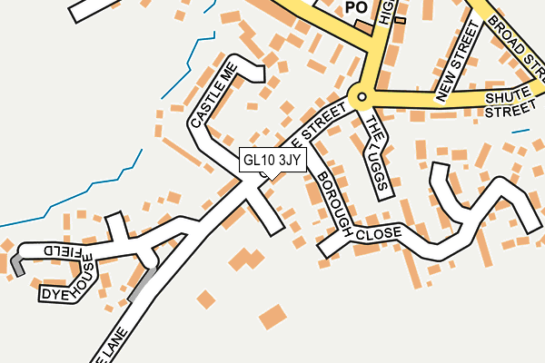 GL10 3JY map - OS OpenMap – Local (Ordnance Survey)