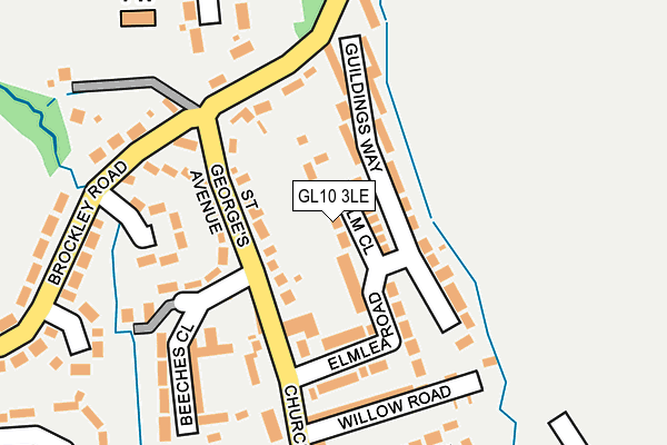 GL10 3LE map - OS OpenMap – Local (Ordnance Survey)