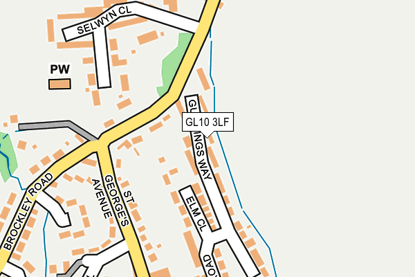 GL10 3LF map - OS OpenMap – Local (Ordnance Survey)