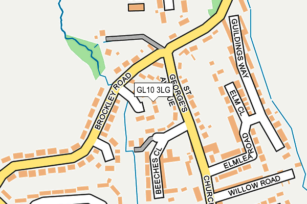 GL10 3LG map - OS OpenMap – Local (Ordnance Survey)