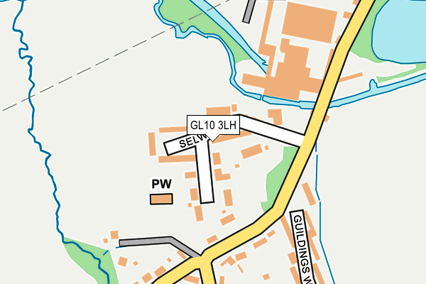 GL10 3LH map - OS OpenMap – Local (Ordnance Survey)