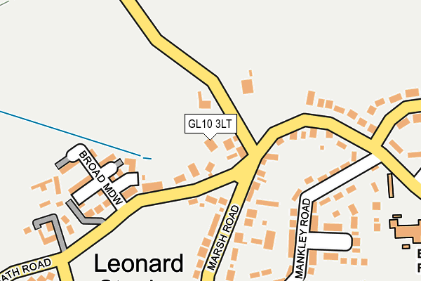 GL10 3LT map - OS OpenMap – Local (Ordnance Survey)