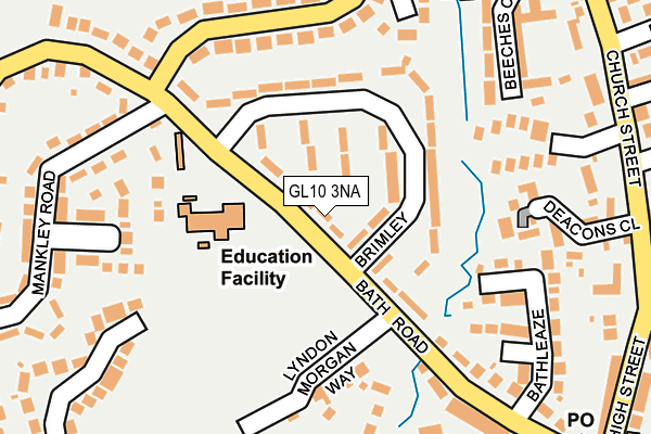 GL10 3NA map - OS OpenMap – Local (Ordnance Survey)
