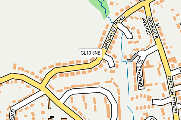 GL10 3NB map - OS OpenMap – Local (Ordnance Survey)