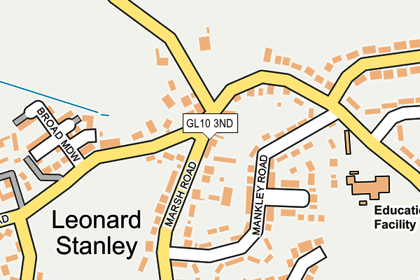 GL10 3ND map - OS OpenMap – Local (Ordnance Survey)