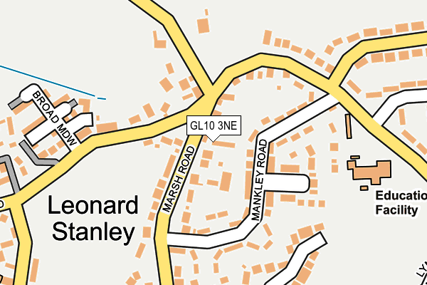 GL10 3NE map - OS OpenMap – Local (Ordnance Survey)