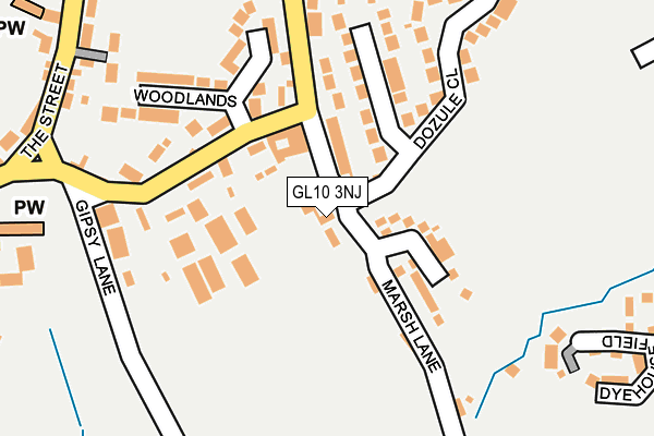 GL10 3NJ map - OS OpenMap – Local (Ordnance Survey)