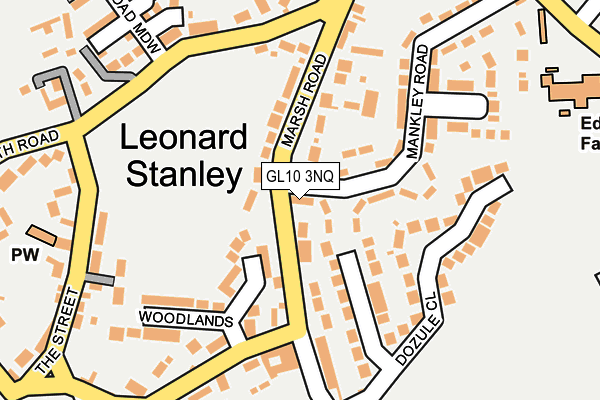 GL10 3NQ map - OS OpenMap – Local (Ordnance Survey)