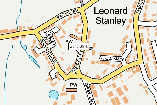 GL10 3NR map - OS OpenMap – Local (Ordnance Survey)