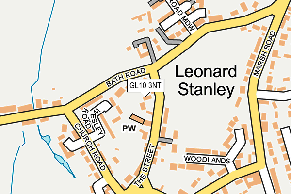 GL10 3NT map - OS OpenMap – Local (Ordnance Survey)